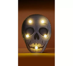 Auvent crâne avec éclairage LED, 13x3x17,50 cm