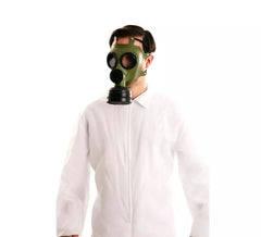 Masque à gaz vert
