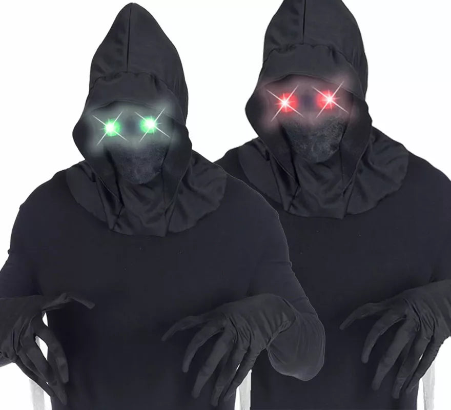 Translation missing: fr.Máscara Cara Invisible con Capucha y Ojos Luminosos en varios colores