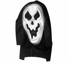 Masque à capuche fantôme tueur avec yeux en filet