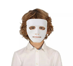 Masque d'Assassin Blanc en PVC pour Enfant