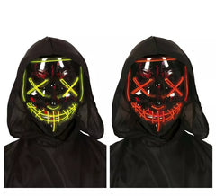 Masque Murderer avec la lumière en 2 modèles Assortments