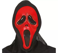 Masque d'assassin rouge sans capuche