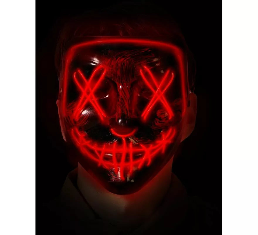 Translation missing: fr.Máscara de Asesino rojo con Luz LED