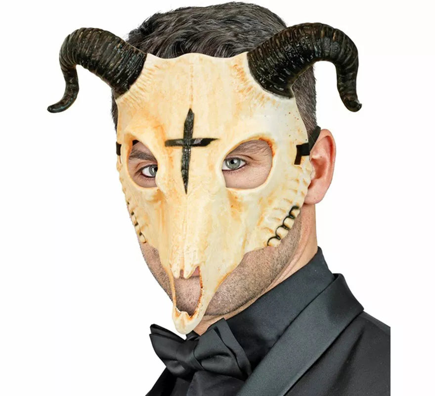 Máscara de Calavera de Carnero Satánico