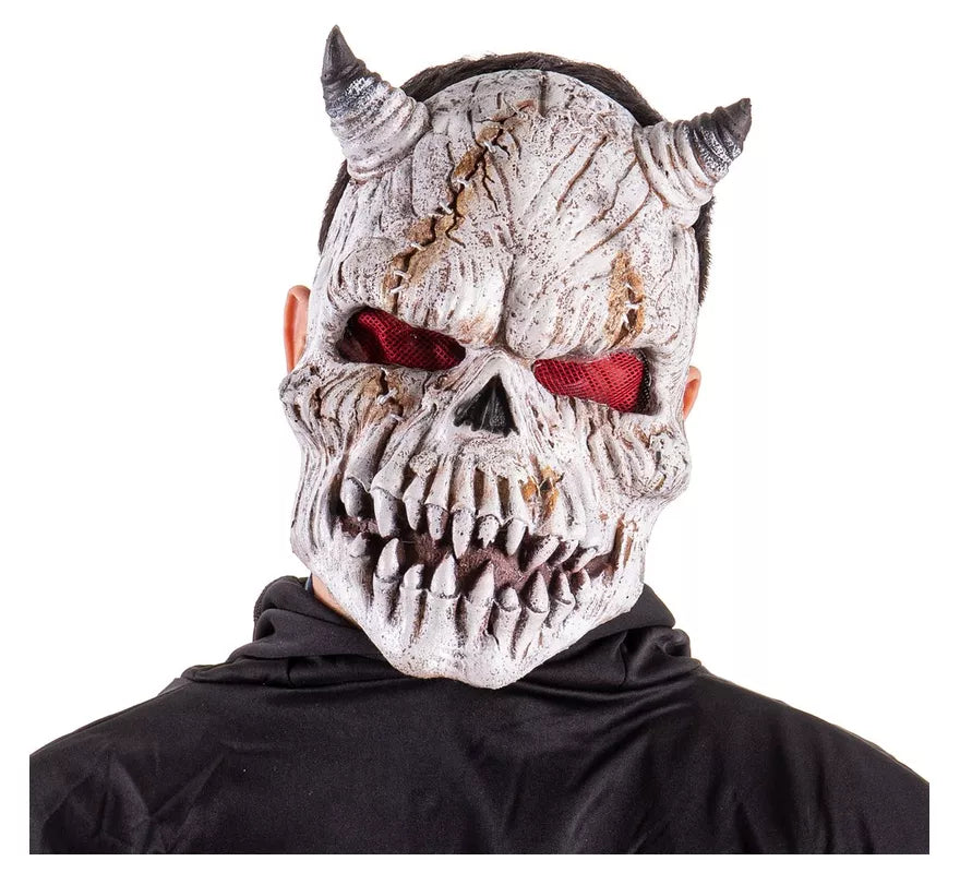 Máscara de Calavera Demoníaca de 20x5x27 cm