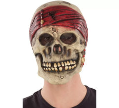 Masque de crâne de pirate pour adultes