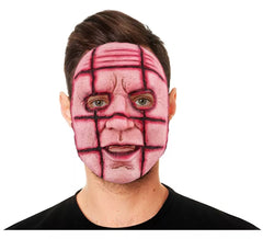Masque facial à carreaux