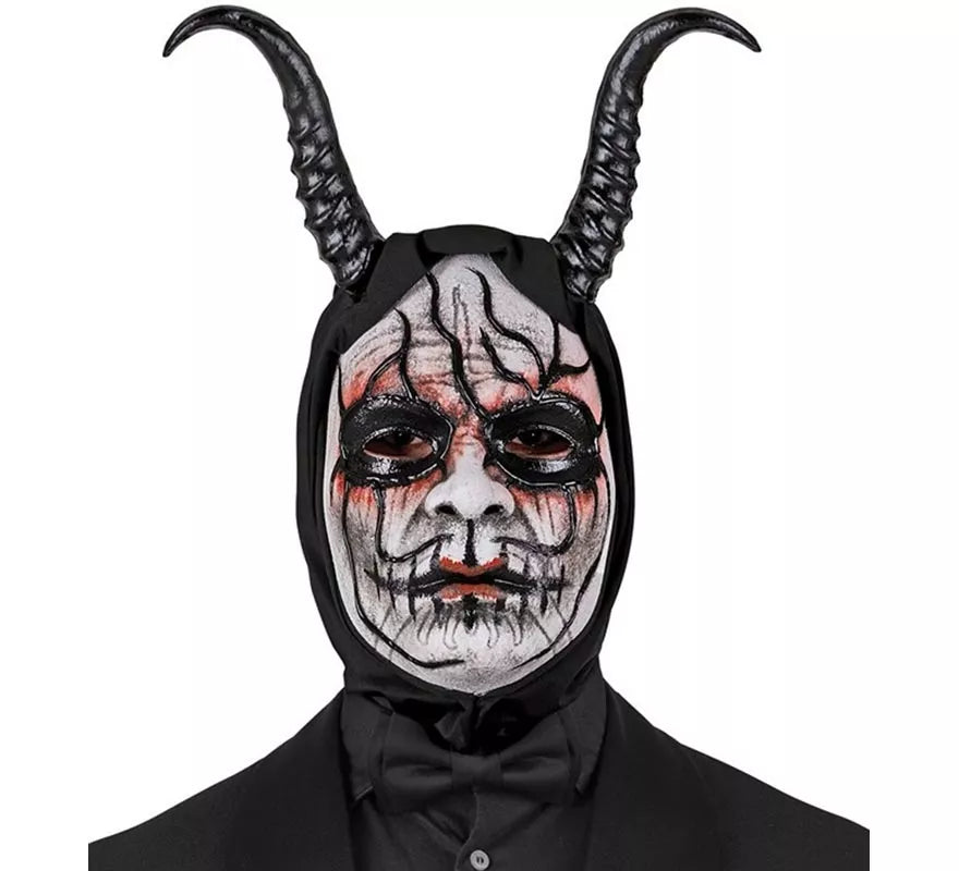 Translation missing: fr.Máscara de Demonio Hombre con Capucha Comedia de Arte