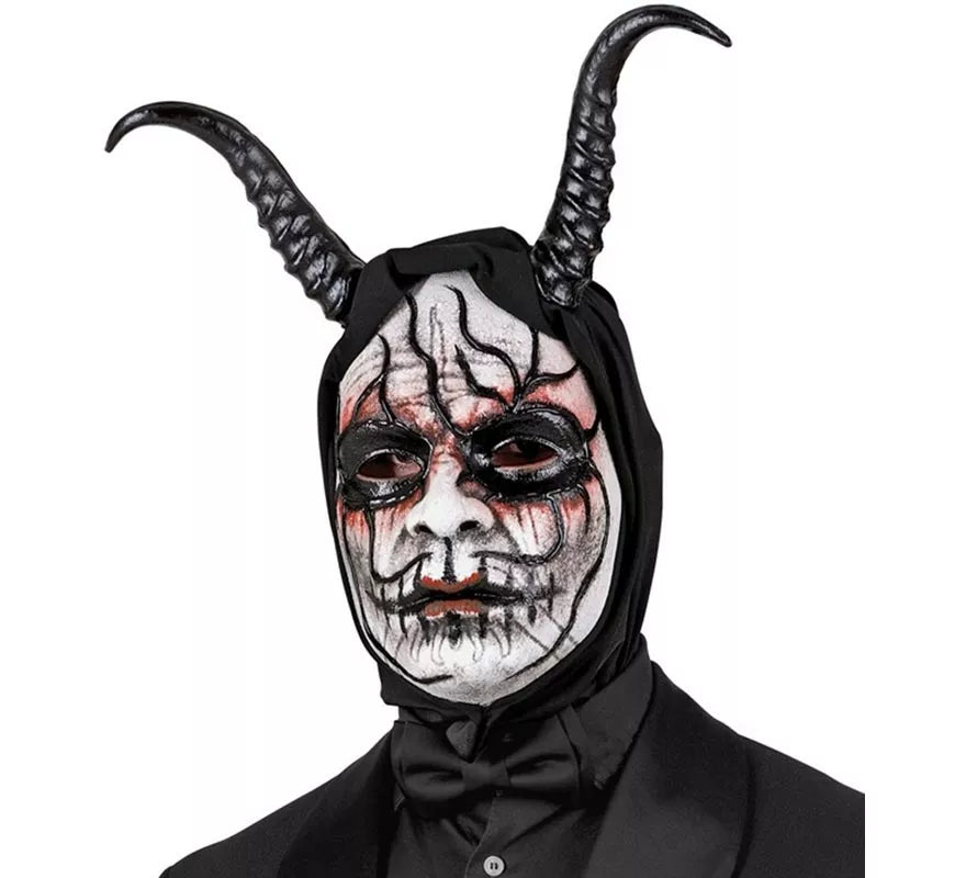 Translation missing: fr.Máscara de Demonio Hombre con Capucha Comedia de Arte