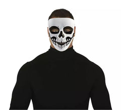 Masque squelette foncé en PVC