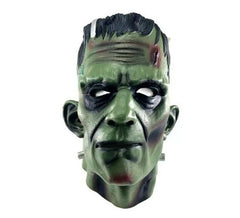 Masque Frankenstein en latex vert foncé