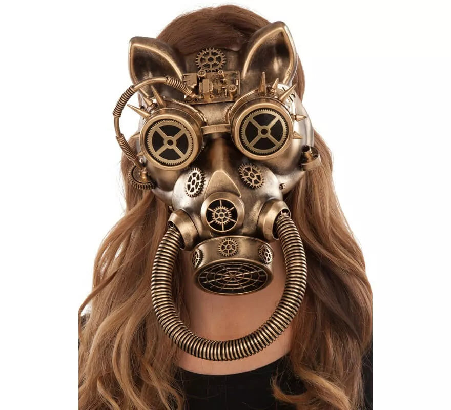 Translation missing: fr.Máscara de Gato Steampunk