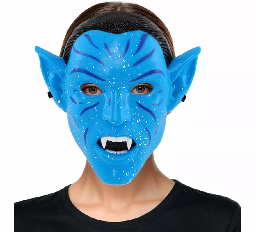 Translation missing: fr.Máscara de Guerrera Tribal azul para mujer