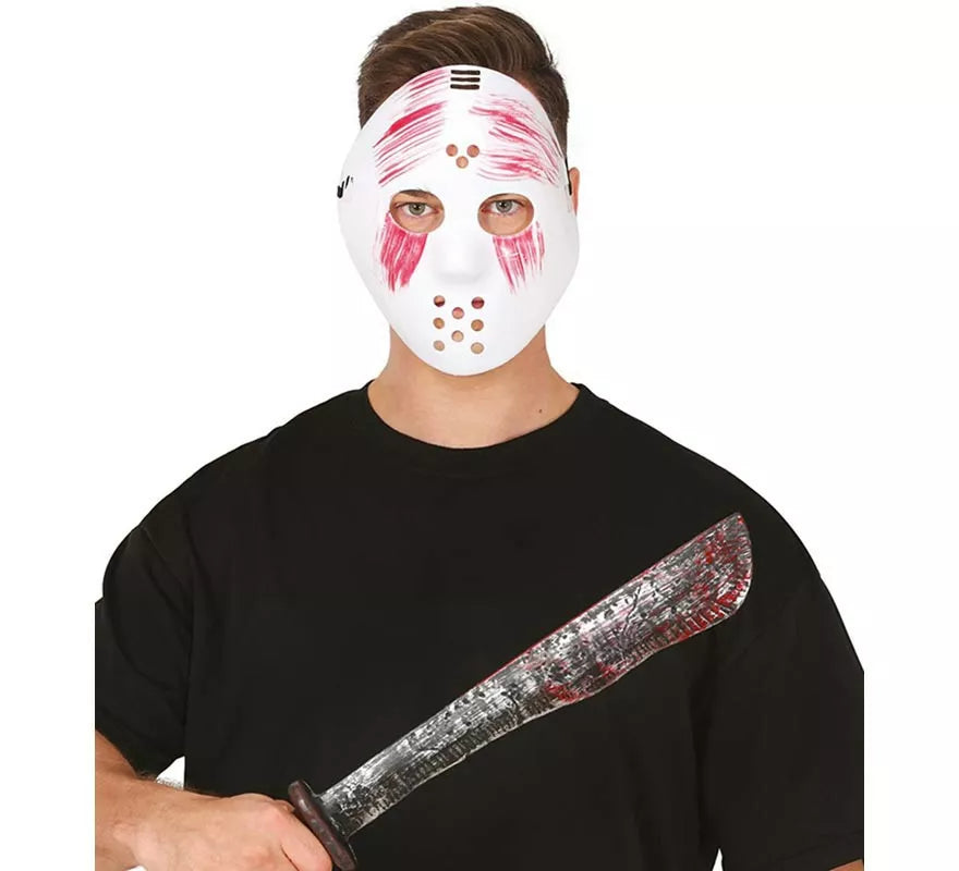 Translation missing: fr.Máscara de Hockey Sangriento con Machete