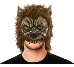 Masque de loup-garou demi-visage