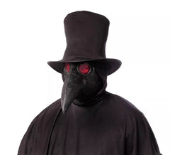 Masque de peste noir en latex