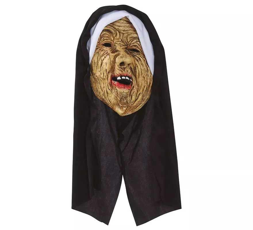 Translation missing: fr.Máscara de Monja Zombie con Capucha