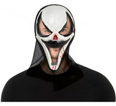 Masque de monstre tueur avec tissu en plastique