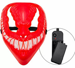Masque de monstre à LED rouge
