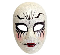 Masque de femme fissuré Commedia dell'Arte