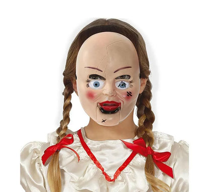 Máscara de Muñeca Terrorífica de pvc infantil