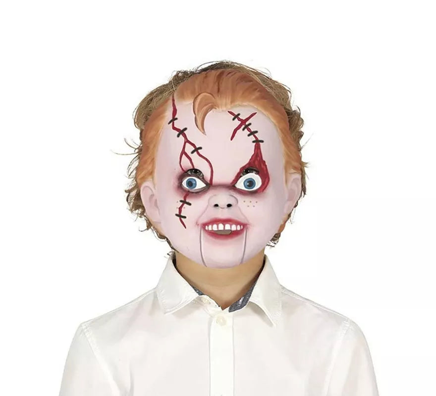 Translation missing: fr.Máscara de Niño Diabólico de pvc infantil