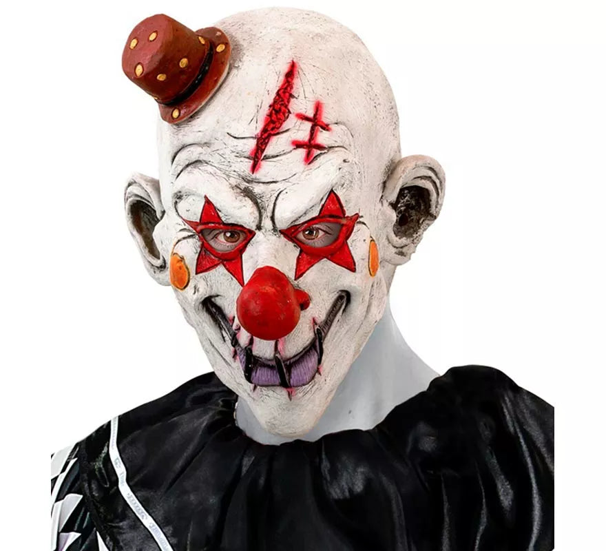 Translation missing: fr.Máscara de Payaso Asesino con Mini Sombrero