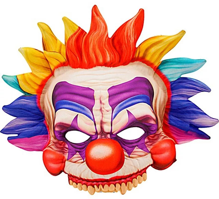 Translation missing: fr.Máscara de Payaso Colorido sin Barbilla