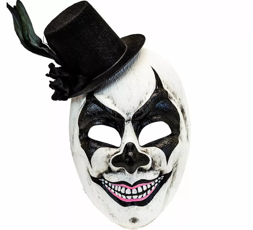 Máscara de Payaso con Sombrero Comedia del Arte