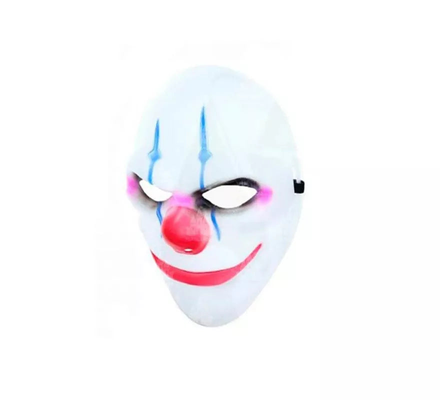 Translation missing: fr.Máscara de Payaso Happy blanco