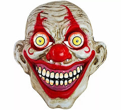 Masque de clown psychopathe avec des yeux globuleux