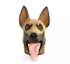 Masque en latex pour chien de berger allemand