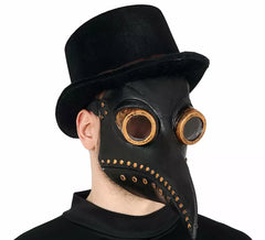 Masque de peste avec long bec en latex