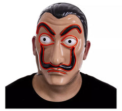 Masque de Peintre avec Moustache et Lumière de 17x24x8 cm
