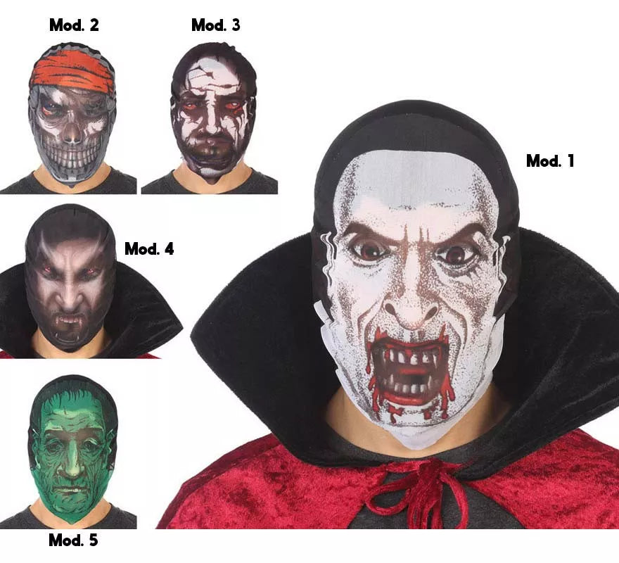Translation missing: fr.Máscara de Tela Monstruos Clásicos en varios modelos