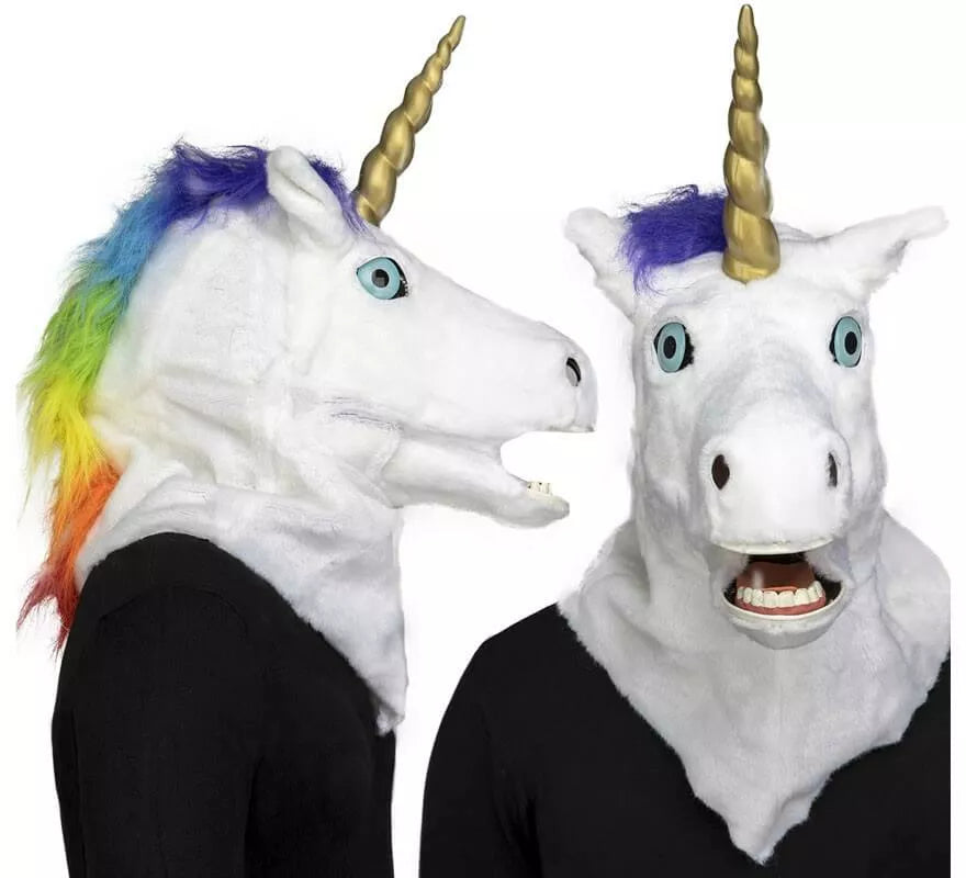 Translation missing: fr.Máscara de Unicornio con movimiento de mandíbula