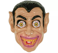 Masque de vampire aux yeux exorbités