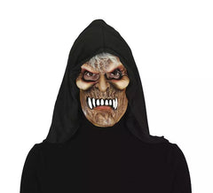 Masque de vampire âgé avec capuche en pvc