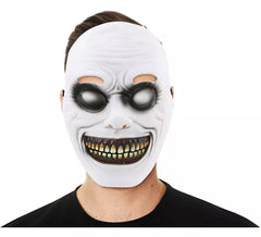 Masque de zombie aux yeux blancs