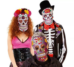 Masque Jour des morts en modèles assortis