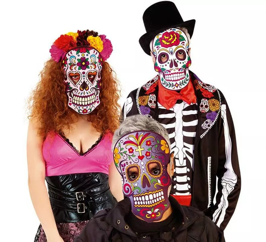 Translation missing: fr.Máscara del Día de los muertos en modelos surtidos