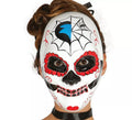 Máscara Día de los Muertos blanca