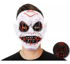 Masque du diable avec tube lumineux
