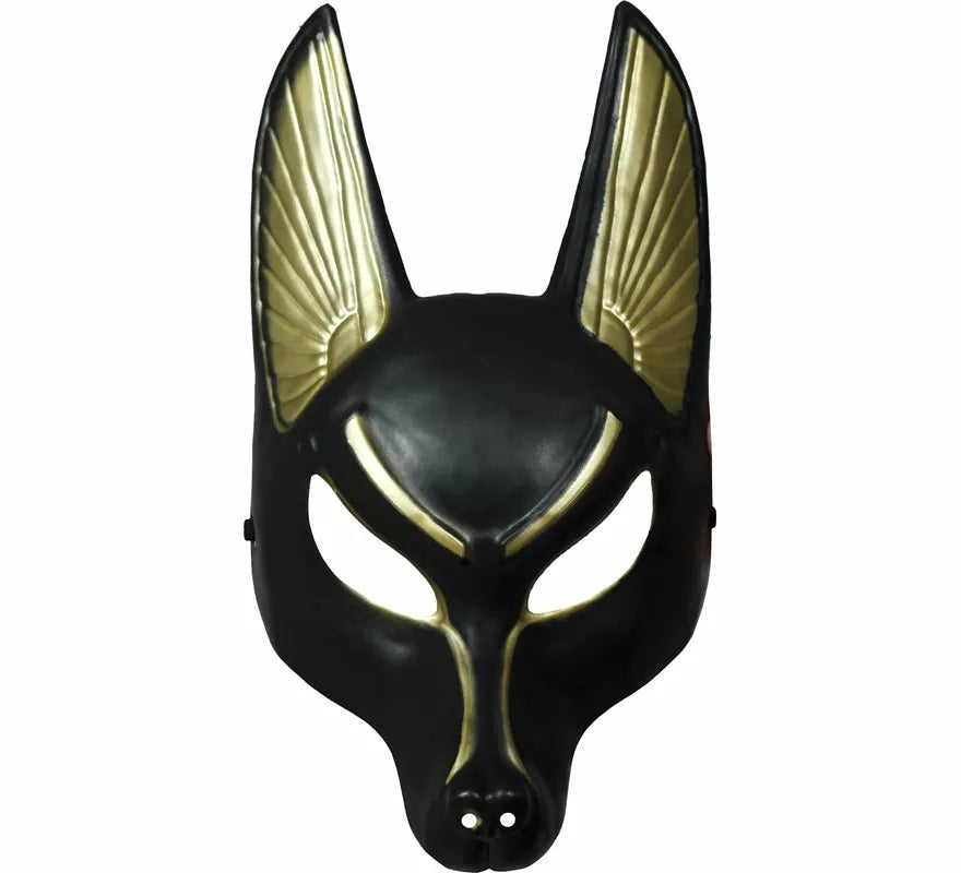 Translation missing: fr.Máscara Egipcia de Anubis de PVC adulto