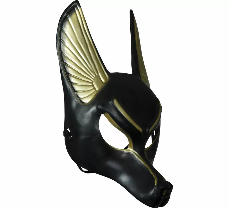 Translation missing: fr.Máscara Egipcia de Anubis de PVC adulto