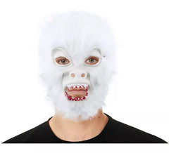 Masque de gorille albinos poilu