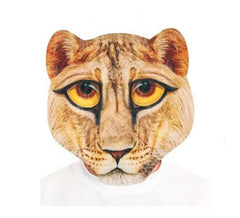 Masque lion imprimé grands yeux