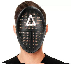 Masque d'homme de main triangulaire du jeu