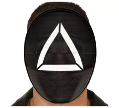 Jeu de calamars Masque triangulaire en PVC de couleurs assorties
